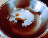 A picture of step 2 of Delicious rice flour phiniya ladoo.