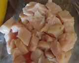 Foto del paso 2 de la receta: Pechuga de pollo en salsa BBQ, sobre arroz blanco