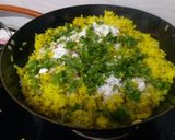 A picture of step 8 of Poha Masala.