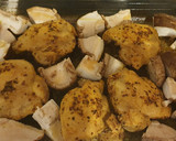 Foto del paso 5 de la receta: Pollo a la mostaza al horno con setas Shiitake