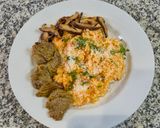 Foto del paso 12 de la receta: Arroz meloso con lomito de res y shiitake salteados