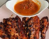 Foto langkah ke 4 dari resep Sate Udang Bakar Madu.