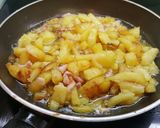 Foto del paso 2 de la receta Patatas Lucio con bacon y queso
