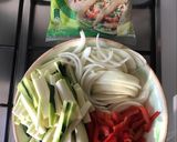 Foto del paso 1 de la receta: Fajitas de verduras y pollo al curry 🌮🌮🌮