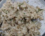 A picture of step 4 of Potatoes sago tikki.