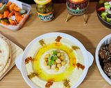 A picture of step 7 of Classic Hummus.