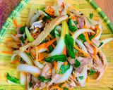 Hình bước làm 4 của món Gà xé phay