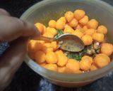 A picture of step 5 of Cheese balls chaat.