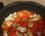 A picture of step 5 of Spicy cream of tomato soup.