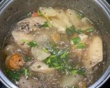 รูปขั้นตอนการทำที่ 4 ของ ตุ๋นไก่หัวไชเท้า