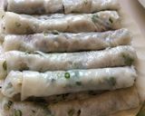 Hình bước làm 5 của món Bánh cuốn tráng chảo