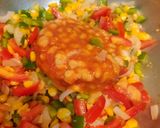 A picture of step 8 of Mexican Bell Peppers.