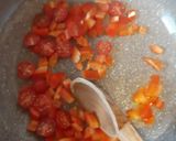 Pas rețetă Omleta cu mozzarella și legume 1 fotografie