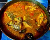 A picture of step 7 of Niramish Macher Jhol.