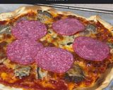 Foto del paso 3 de la receta: Pizza de setas y salami