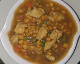 A picture of step 6 of Chicken corn soup.