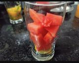 A picture of step 5 of Orange Mojito, Watermelon Mojito and Strawberry Mojito.