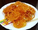A picture of step 5 of Instant Jalebi.