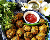 पालक मिक्स पकौड़ा (Palak mixed Pakoda recipe in hindi) रेसिपी चरण 7 फोटो
