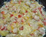 Foto del paso 4 de la receta: Pastel de verduras y gambas con masa filo