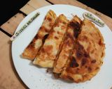 A picture of step 8 of Mexican Cheese paratha😃😃.