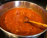 A picture of step 3 of Tomato Basil Sausage Pasta.