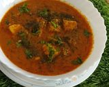 A picture of step 10 of Paneer Capsicum Masala.