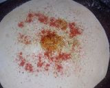 A picture of step 2 of Masala sandwich paratha.