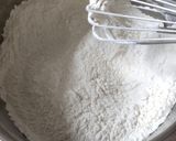 A picture of step 1 of Ground Pork Pizza(no yeast and baking powder).