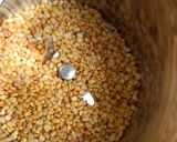 A picture of step 1 of Moong dal modak.