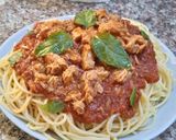 Une image de l'étape 4 de Spaghetti au thon.
