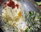 A picture of step 2 of Masala gota.