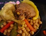 صورة لخطوة 5 من وصفة كسكس بالدجاج 🍗مرق احمر