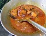 A picture of step 6 of Masala Fish curry.