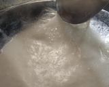 A picture of step 2 of Rose burfi.
