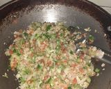 A picture of step 3 of Veg Mayo Frankie.