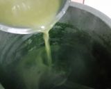 A picture of step 11 of Golden balls in green gravy.