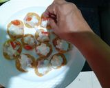 A picture of step 3 of Paapdi chaat.