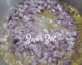 A picture of step 4 of Musakhan or Palestinian Sumac Chicken with Caramelized Onions.