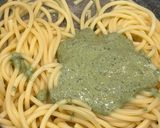 A picture of step 3 of Salad leaves pesto pasta with yogurt (under 30-minute meal!).