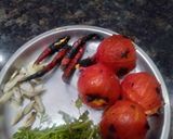 A picture of step 2 of छत्तीसगढ़ी धनिया,टमाटर चटनी (dhaniya tamater ki chutney recipe i.