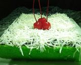 Foto langkah ke 9 dari resep BROWNIES Kukus Pandan.