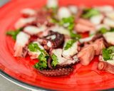 Hình bước làm 4 của món Salad Bạch Tuộc Canary