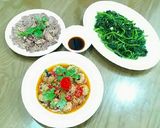 Hình bước làm 2 của món Thịt băm sốt cà chua rong biển cà rốt