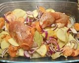Foto del paso 3 de la receta: Pollo al horno con pocos Ingredientes