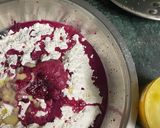 A picture of step 2 of Beetroot cinnenamon rolls.