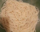Foto del paso 1 de la receta: Spaghetti en salsa rosa