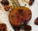 Une image de l'étape 7 de Filet de rouget figues et noisettes.