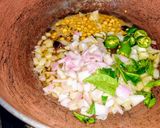 A picture of step 1 of Masala Poha.