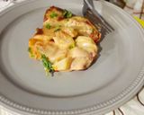 A picture of step 8 of Self saucing scalloped potatoes.